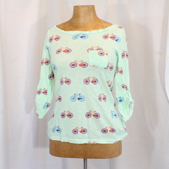 Postmark Bicycles Three-Quarter Lenght Sleeve Top - Picture 1 of 9